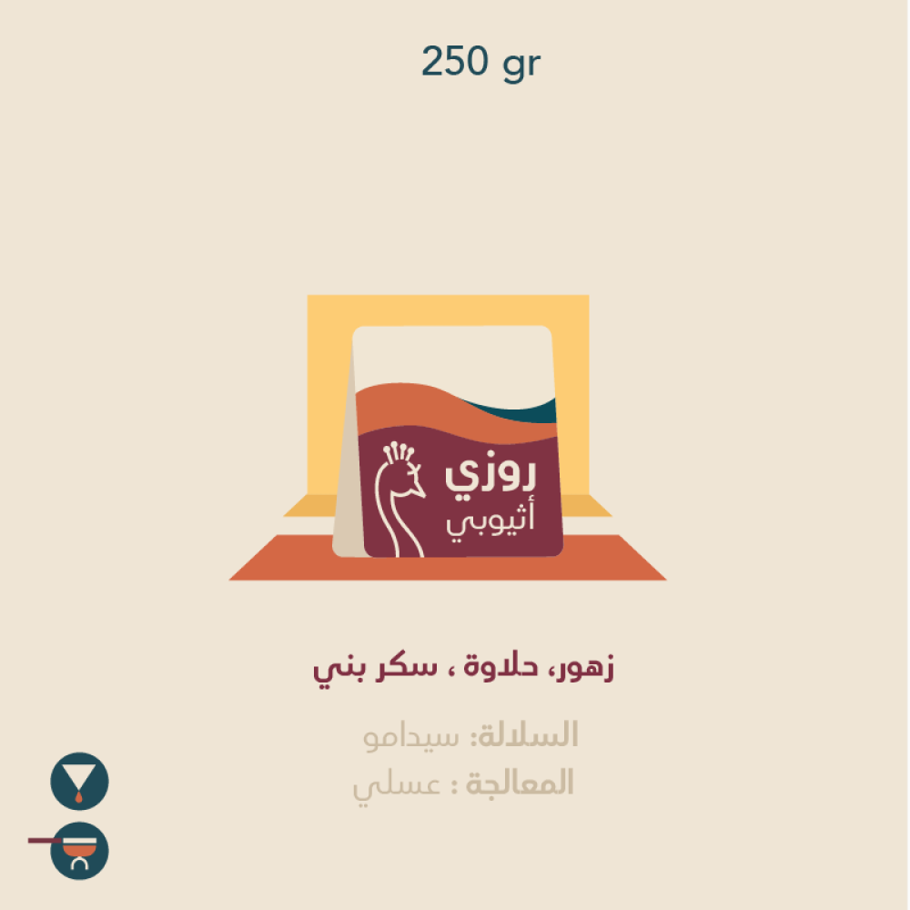 ‫قهوة الطاووس روزي اثيوبيا عسلية‬