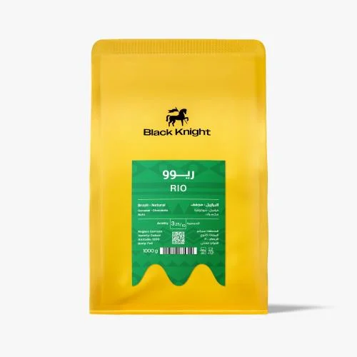 قهوة الفارس الأسود ريوو البرازيل مجففة