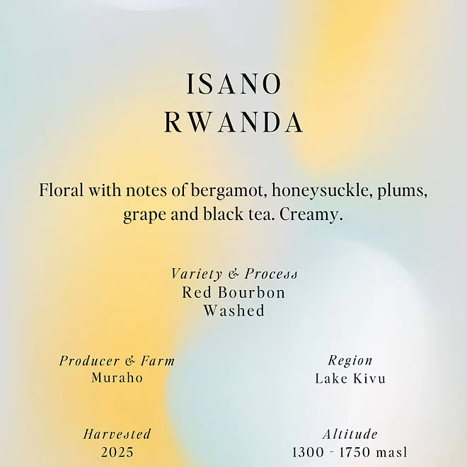 Isano - Rwanda (Espresso)